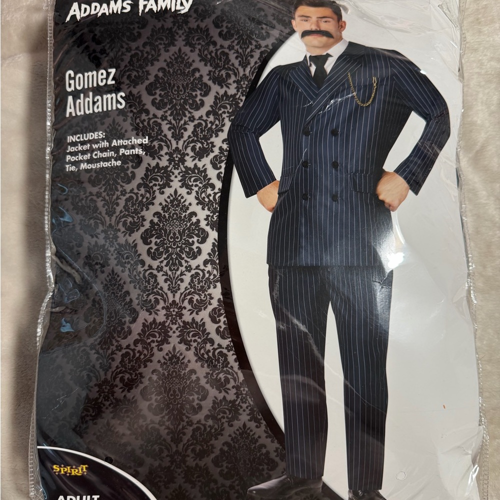 Spirit Pinstripe Suit Costume with Accessories